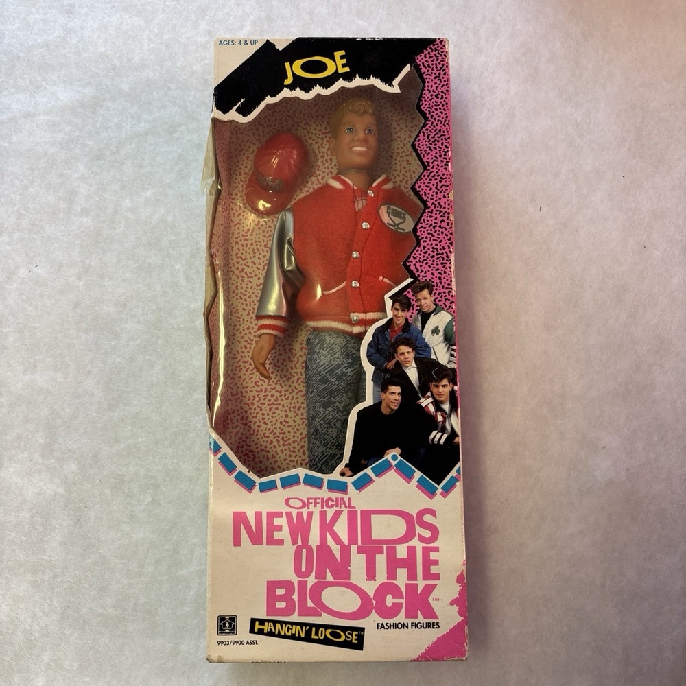 Official New Kids On The Block Hangin' Loose Joe 12.25" Doll 1990 Hasbro
